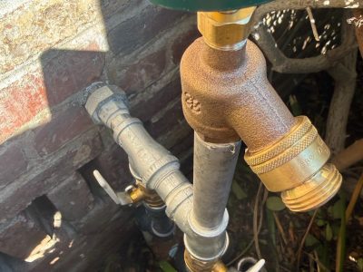 Newly Repaired Water Line